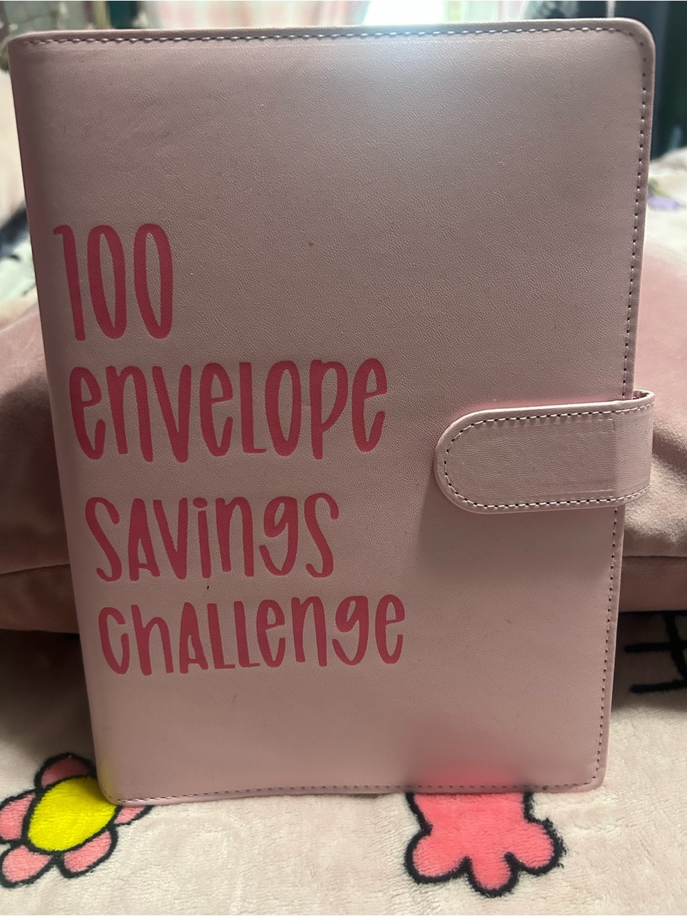 100 Envelope Savings Challenge Pink Planner